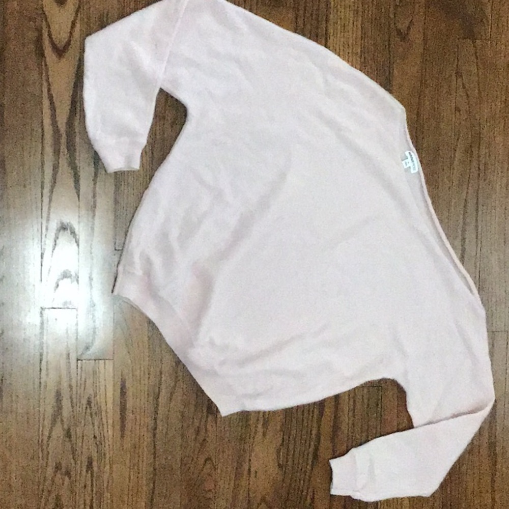 Minnie Rose one shoulder cashmere sweater